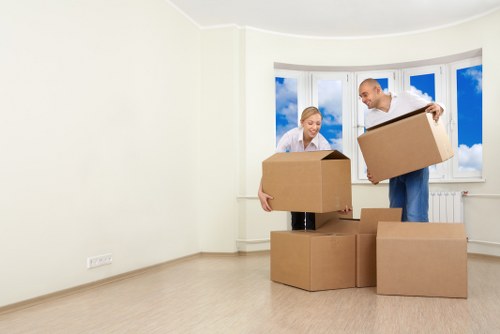 Watson Removals team preparing for a move in London